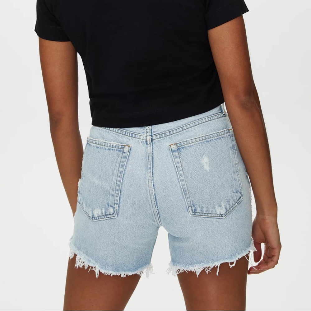 Agolde Riley Shorts in Groove - Picture 2 of 7